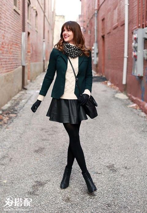 秋季会穿搭半身裙的女人，才是真的优雅